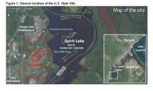 General location of the U.S Steel Site (Credit: Minnesota Pollution Control Agency)