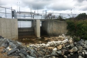 One of the selected restoration projects includes building a fishway at the Scalley Dam in Woburn, MA
